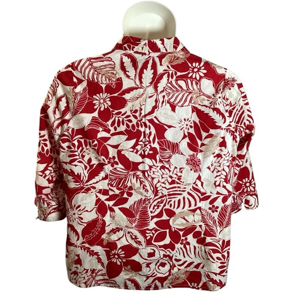 Kim Rogers Red and White floral, Plus Size 18W (2X) - Picture 2 of 7